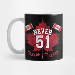 Canada is Not For Sale Funny 51st State Never Canada Forever Mug